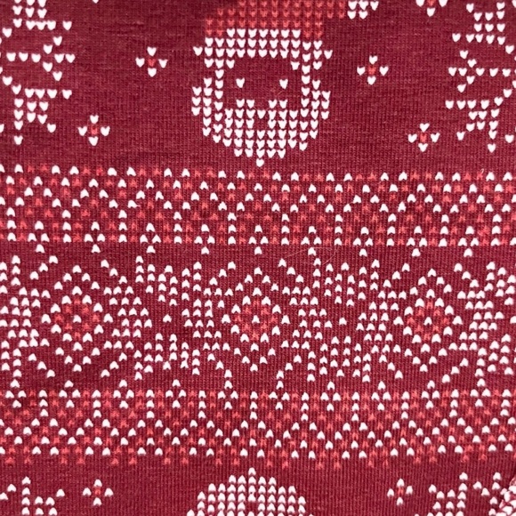 Rae Dunn SANTA’S HELPER Christmas Leggings Long Sleeves Ruffle Kids Sweatshirt - Picture 4 of 7